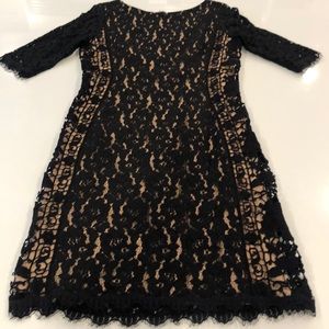 Collette Black Lace Dress size 8